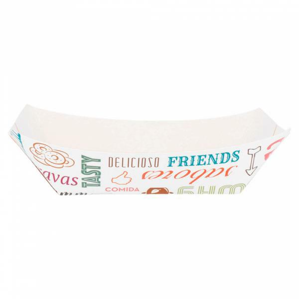 BARCHETTA 480GR "PAROLE" BIANCA DIM.10X6X5CM CF=200PZ