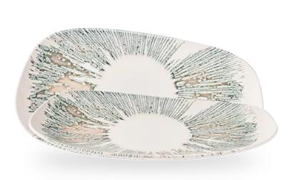 VASSOIO OVALE LYRA PINK OPAL ORGANIC 22X13