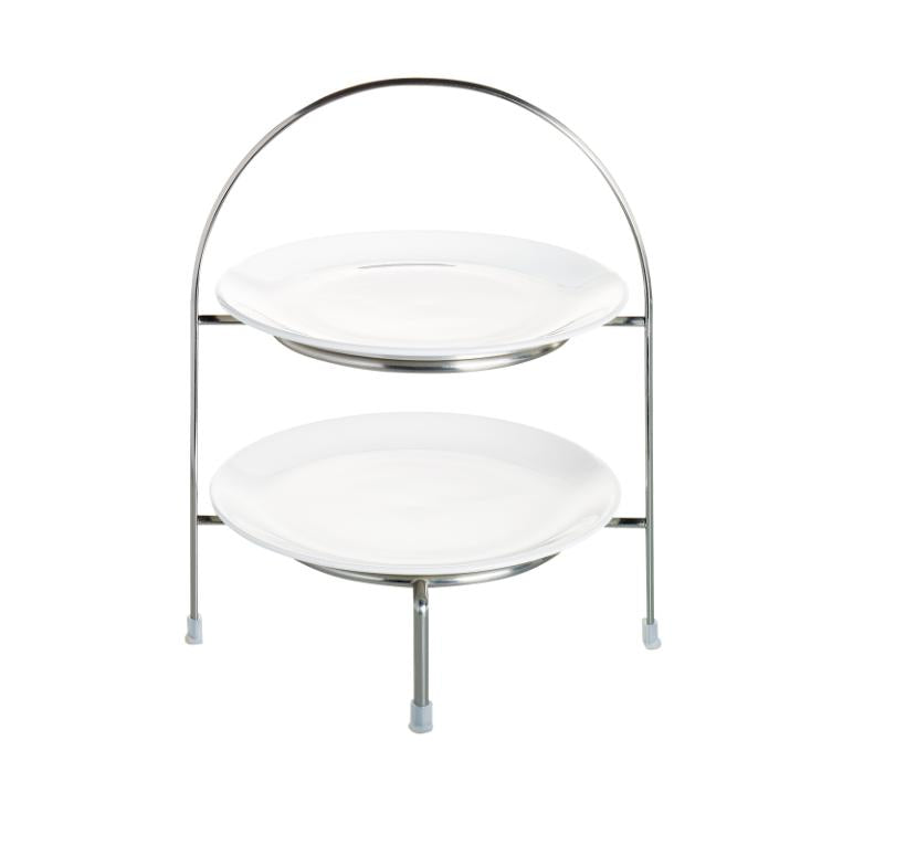 ALZATA METALLO 2 PIANI 28CM "TRATTORIA"