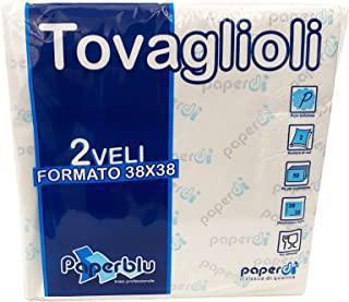 TOVAGLIOLO 38X38 2V BIANCO "PAPERBLU" CF=50PZ