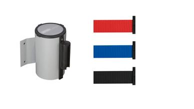 COLONNA MURALE GRIGIA CON NASTRO NERO "DIVIDI FOLLA"