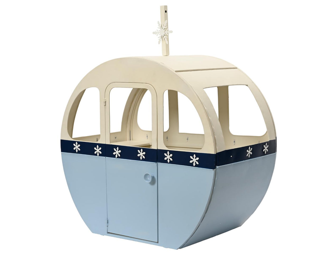 CABINA SEGGIOVIA FERRO BLU/BIANCA 45,5X72 H85,5CM