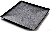 PIATTO PRESENTAZIONE MELAMINA NERO 40X40