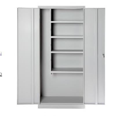 ARMADIO PORTASCOPE MIS.80X40X176H 2 PORTE