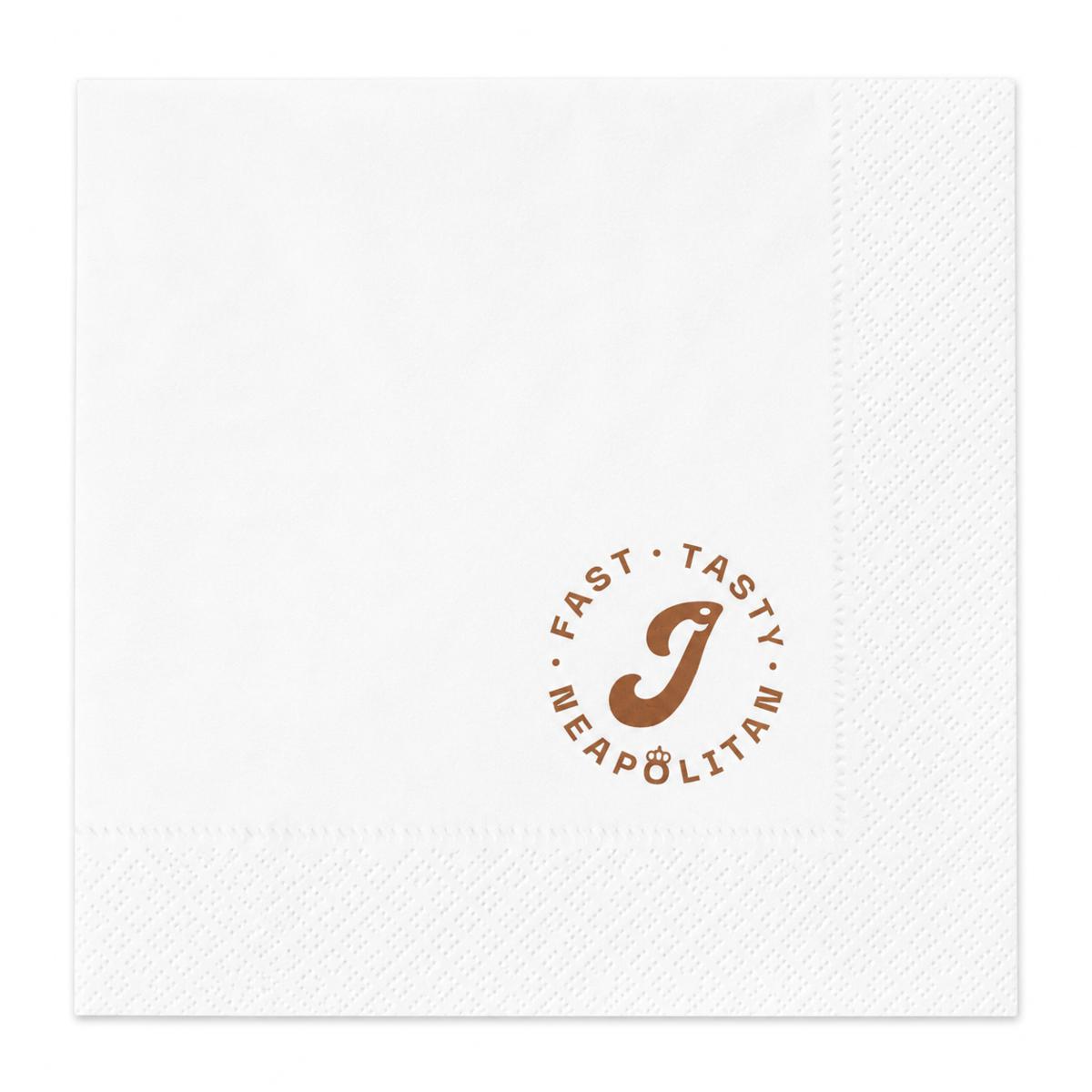 TOVAGLIOLO 2V 33X33 BIANCO "JAMME" CF=50PZ