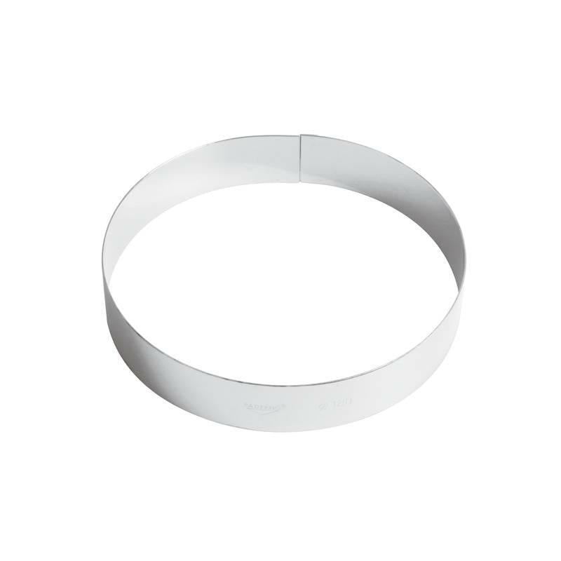 ANELLO PER TORTE DIAM.18CM 3,5H INOX