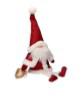 ADDOBBI NATALIZI BABBO NATALE SEDUTO C/SACCO ROSSO 32X10XH63