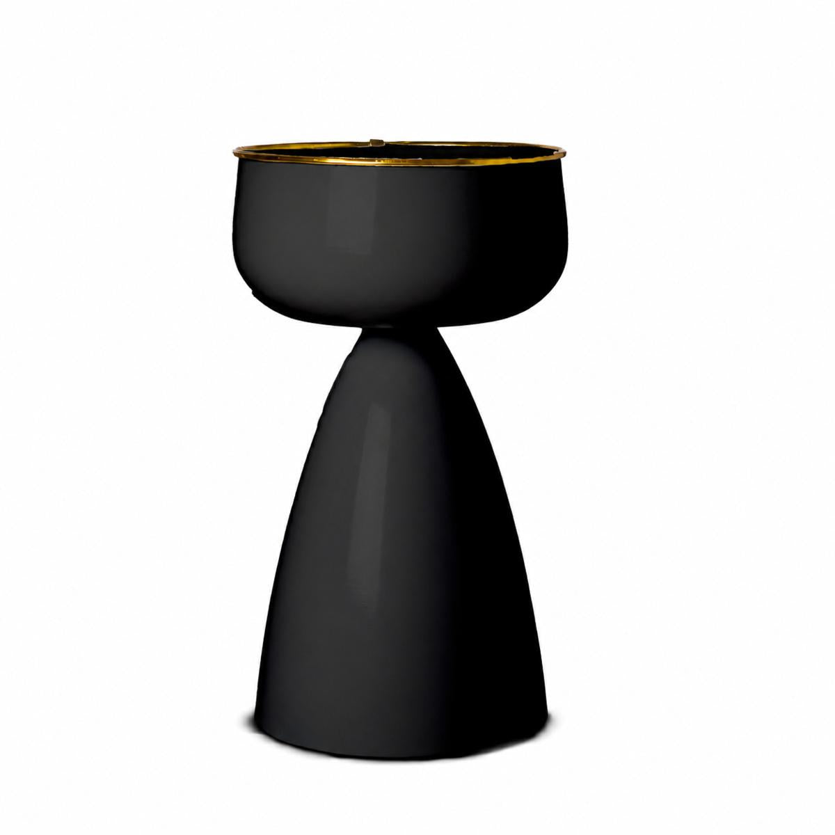 VASO FIORIERA PROVENZA NERO H42