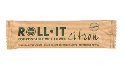 SALVIETTE FLUSHABLE ROLL-IT CITRON NATURAL 320PZ