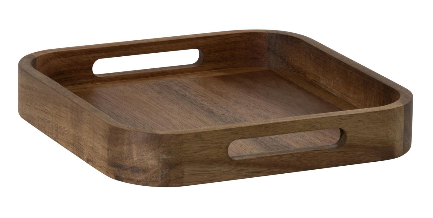 VASSOIO QUADRATO SMALL CON MANIGLIE 25X25X4cm