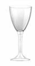 CALICE ACQUA/VINO+GAMBO TRASPARENTE 180CC 10PZ