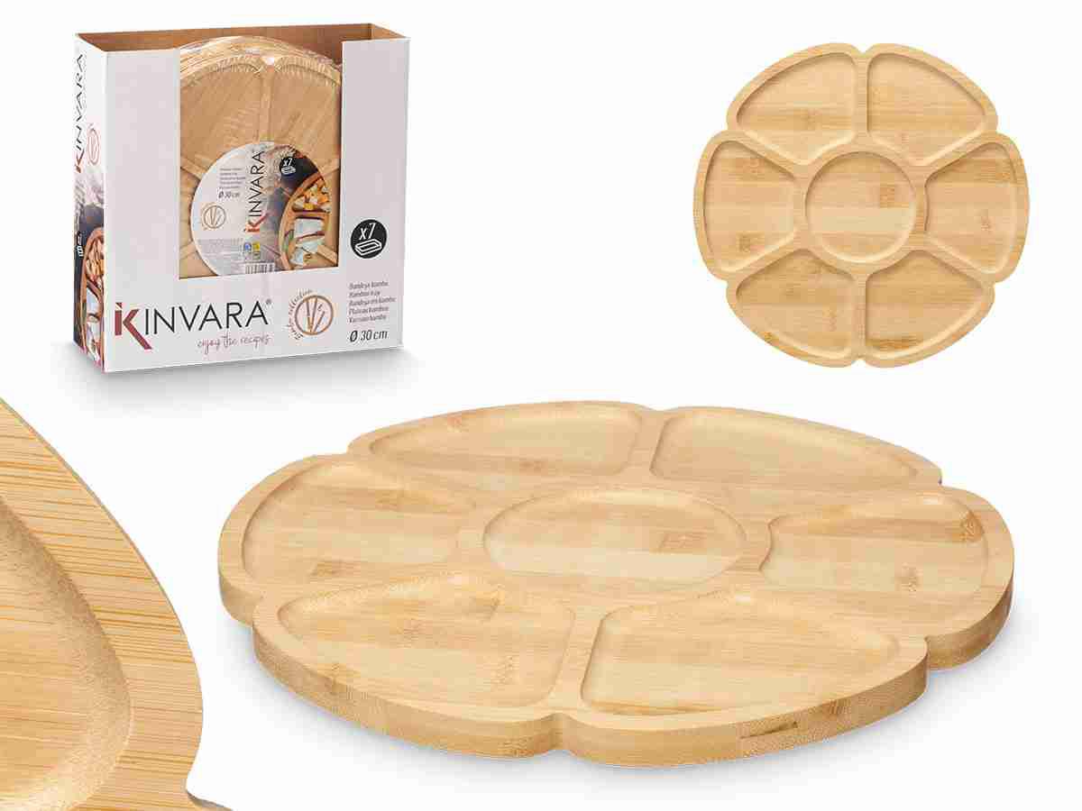 VASSOIO 7 CAVITA BAMBU