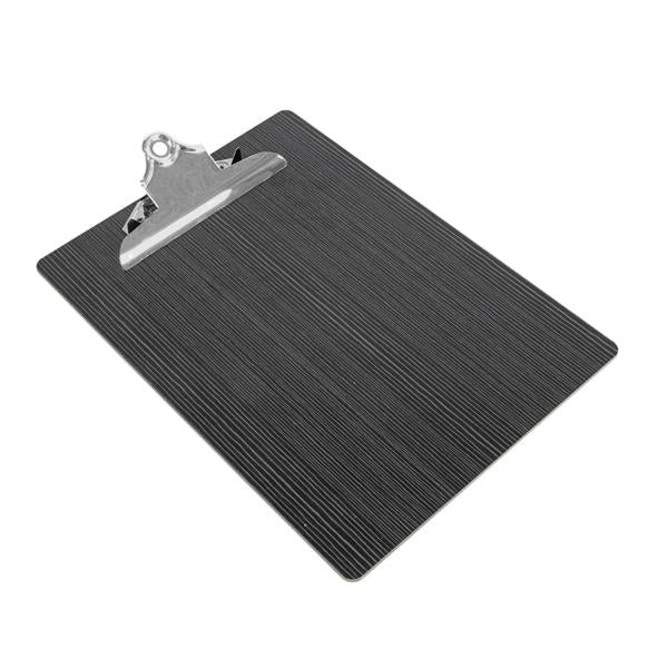 VASSOIO PORTAMENÙ CON PINZA 22,9x31,8x0,4 CM NERO MDF