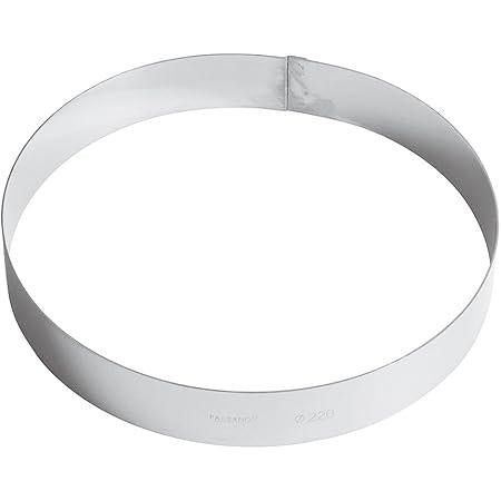 ANELLO PER TORTA DIAM.24X10H INOX