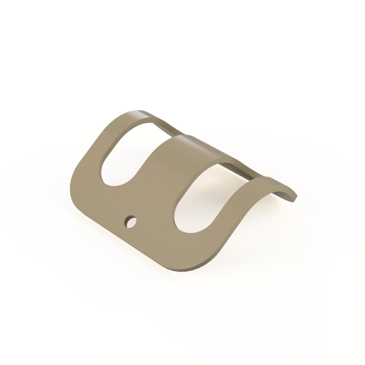 PORTAPOSATE ALLUMINIO SABBIA 2 POSTI 6X5,5X1,5CM