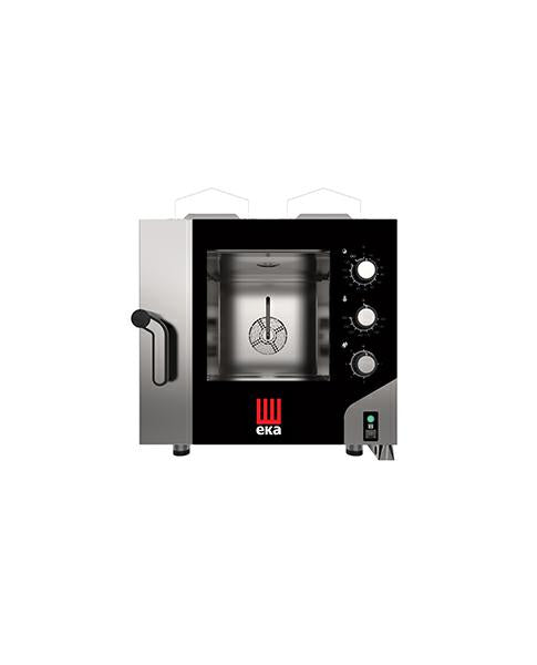 FORNO A GAS COMBINATO CONVEZIONE VAPORE 5 TEGLIE 1/1