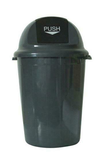 BIDONE GETTACARTE 80LT PUSH "GABI" GRIGIO