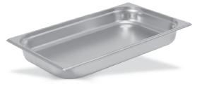 BACINELLA INOX GN 1/1 H40MM 530 x 325 mm