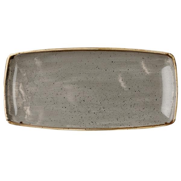 VASSOIO RETTANGOLARE29X15CM GRIGIO STONECAST