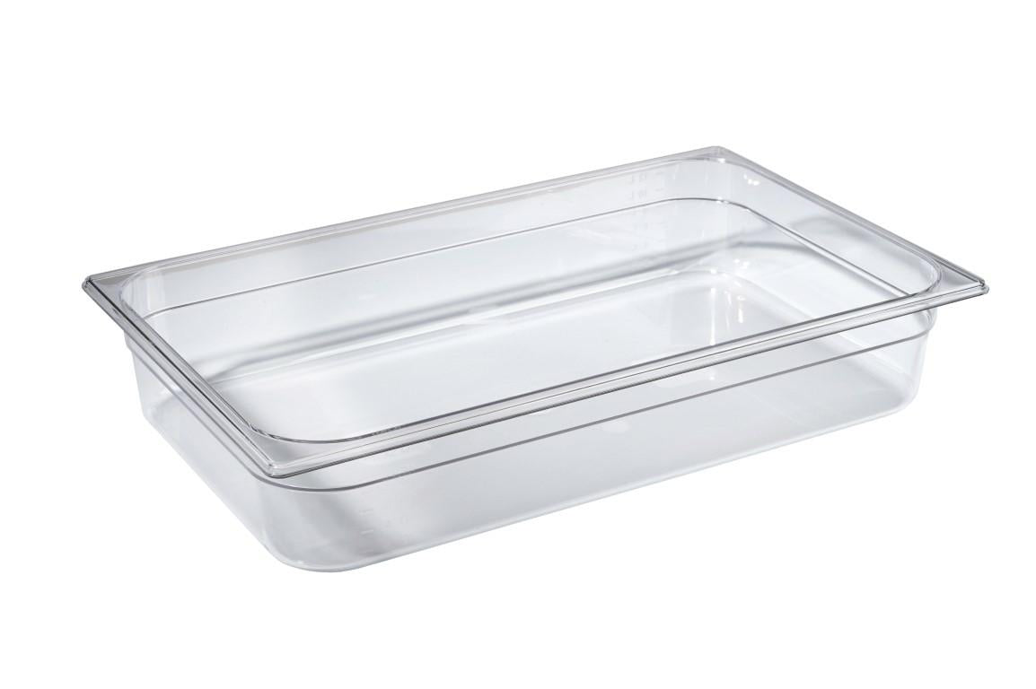 BACINELLA POLICARBONATO GN 1/1 H65 DIM.530X325MM