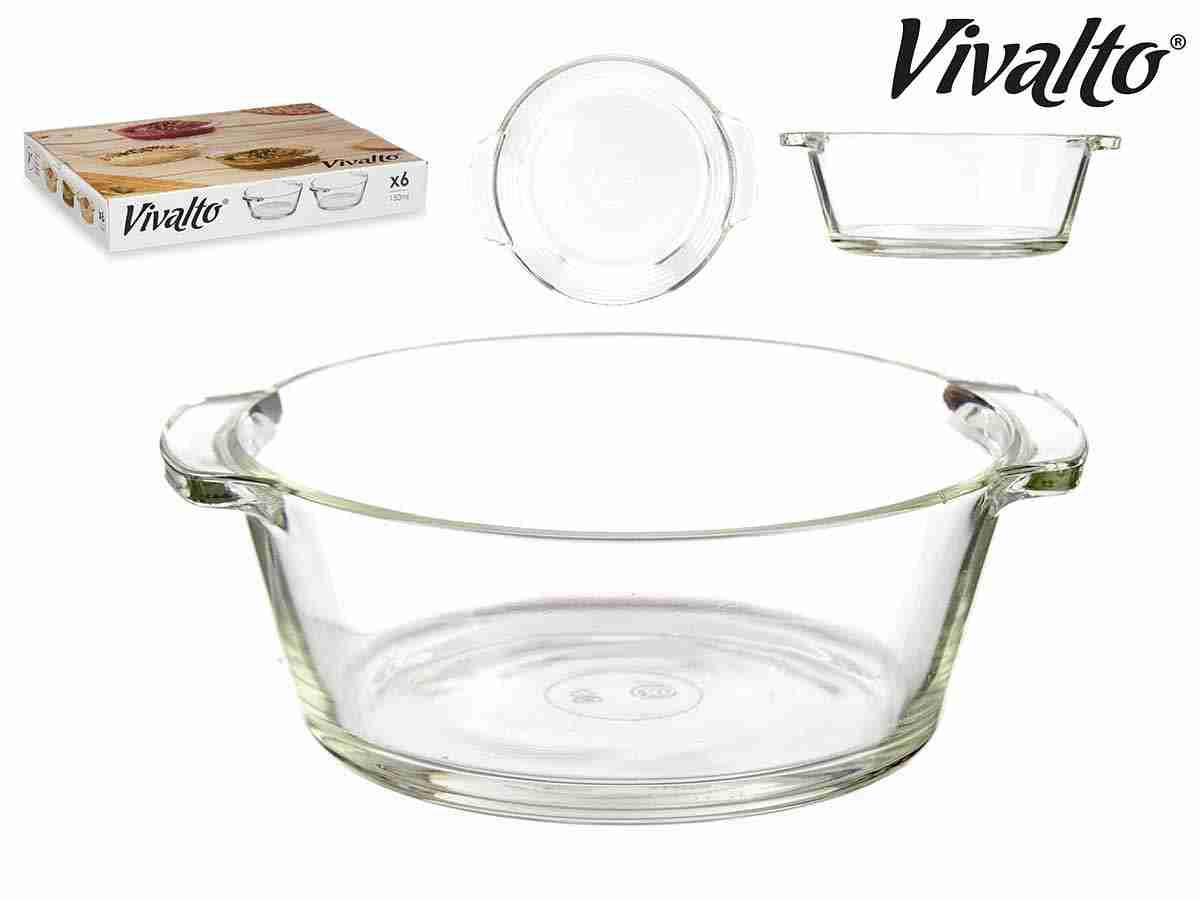 CASSERUOLA IN VETRO OVALE ALTA