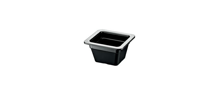 BACINELLA GASTR.1/6 H10 MELAMINA NERO