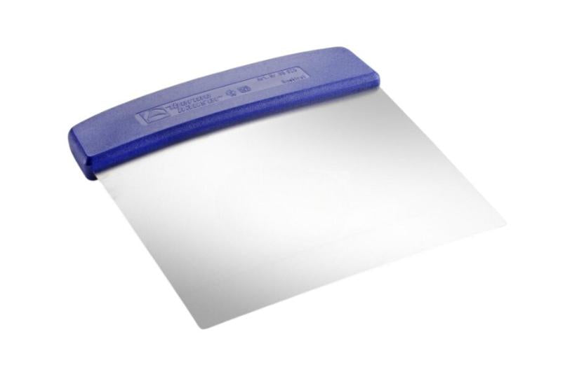 SPATOLA IN ACCIAIO INOX IMPUGNATURA BLU 16X16