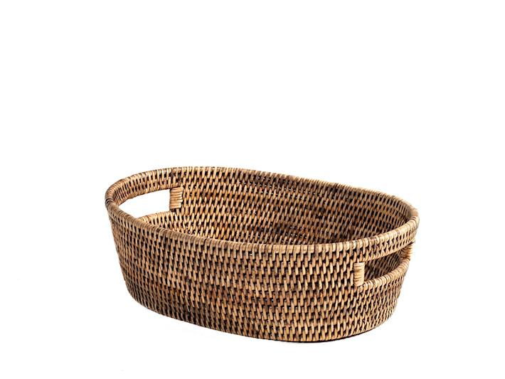 CESTO RATTAN OVALE CM 33X24X10H