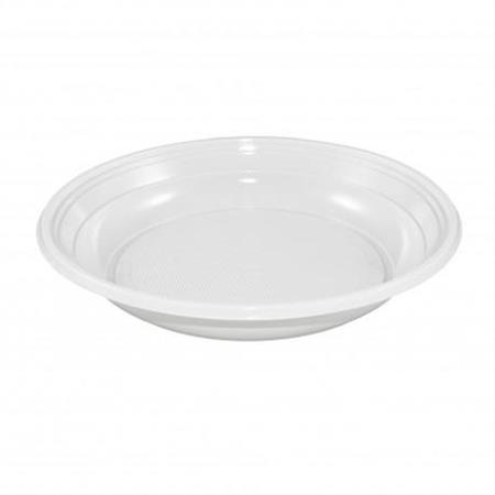 PIATTO FONDO BIANCO 700GR D.220 SUPER RIGIDO