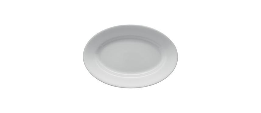 PIATTO OVALE TIVOLI 42CM BIANCO