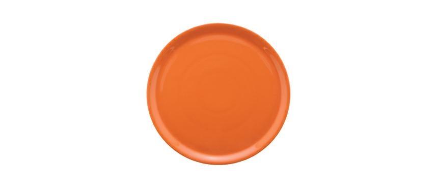 PIATTO PIZZA NAPOLI 33CM ARANCIONE