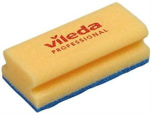 SPUGNA D/USO GLITZI SUPERSTARK GIALLO/AZZURRO 15X7CM CF=10PZ