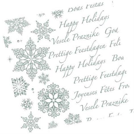 COPRIMACCHIA 100X100 HOLIDAYS ARGENTO CF=25PZ