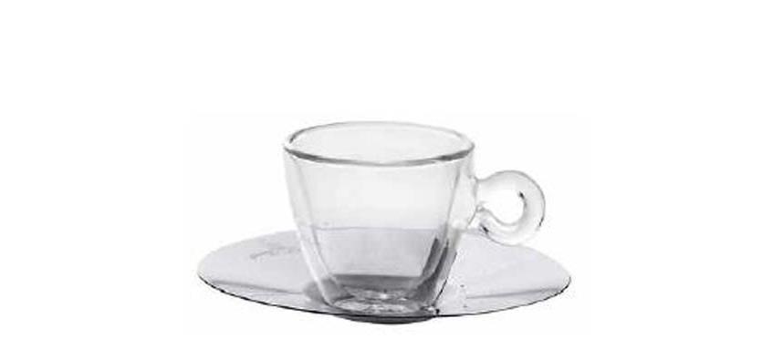 TAZZA CAFFE' C/P THERMIC GLASS CF=2PZ
