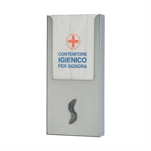 DISTRIBUTORE SACCHETTI IGIENICI CARTA INOX SATINATO