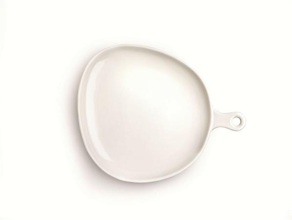 PIATTO C/MANICO CM.31X25X3 PROFI_TABLE BIANCO