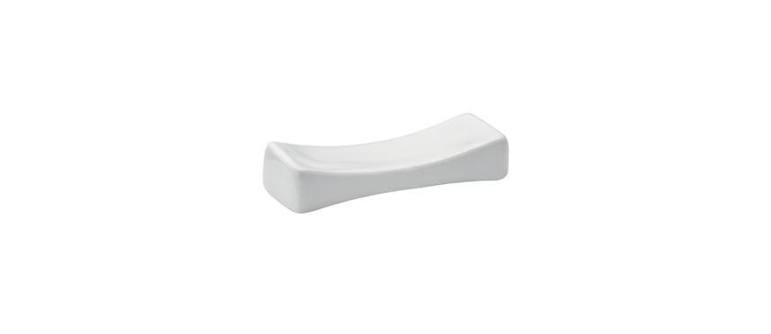 POGGIA BACCHETTE/POSATE 6,8X2,3CM BIANCO
