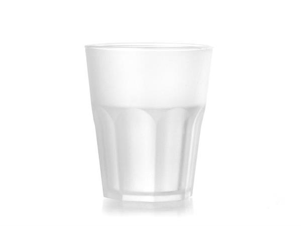 BICCHIERE POLIPROPILENE 29CL FROST BIANCO