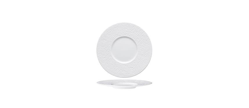 PIATTO PANE 17CM MARTELLO BIANCO