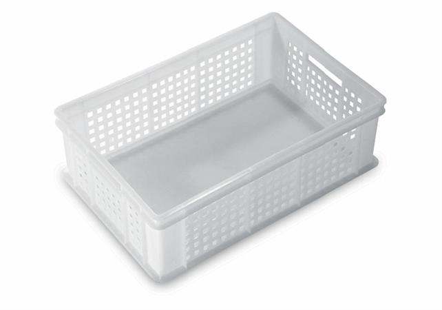 CASSETTA SERVICE FORATA SOVRAPPONIBILE  CM 60X40X32 H - LT