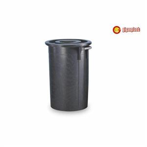 BIDONE 75LT NEUTRO CON COPERCHIO