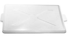 COPERCHIO CONT.DIAMANTE 75X44,5 C/MAN. BIANCO