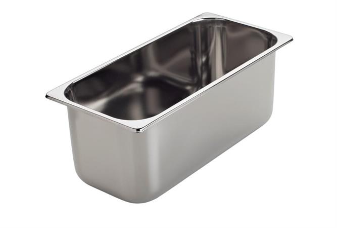 BACINELLA GELATO DIM.360X250X20 ACCIAIO INOX