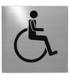 PITTOGRAMMA DISABILE METAL 02 10X10 PURE