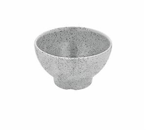 BOWL CON PIEDE CM.14X7H SHOW PLA GRANITO