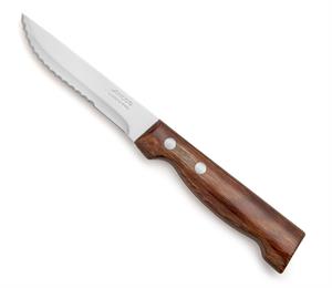 COLTELLO BISTECCA SEGHETTATO 110MM MANICO FAGGIO