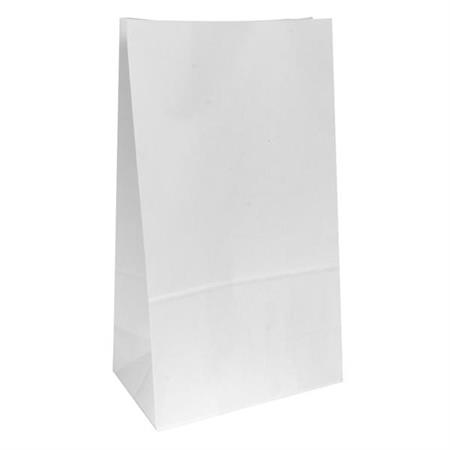 SACCHETTI SOS S/MANICI G/M2 25+15x43,5CM BIANCO CT=250PZ