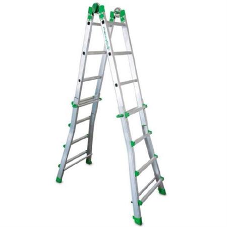 SCALA TELESCOPICA IN ALLUMINIO 4+4