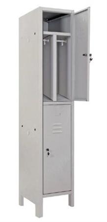MULTISPOGLIATOIO 2POSTI SPORCO/PULITO SLIM MIS.500X360x1795H