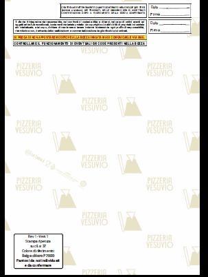 CARTA ANTIGRASSO 25x20 BIANCA PIZZERIA VESUVIO